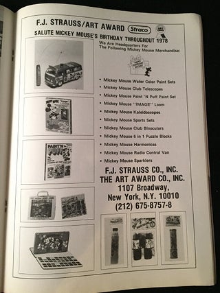 1978 Toy & Hobby World Special HAPPY BIRTHDAY MICKEY MOUSE Supplement (Complete 36 PP Merchandising Catalog)