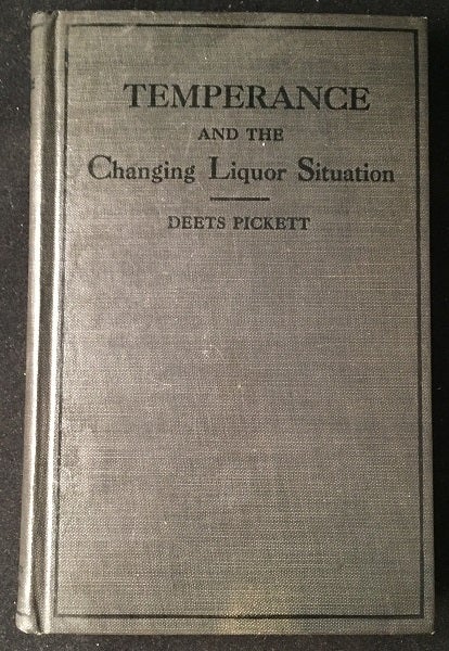 Item #1170 Temperance and the Changing Liquor Situation (REVIEW COPY WITH SLIP). Medicine Health, Nutrition.