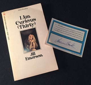 Item #1242 I Am Curious (Thirty) (SIGNED BY AUTHOR LAWRENCE BLOCK). Jill EMERSON, Lawrence BLOCK