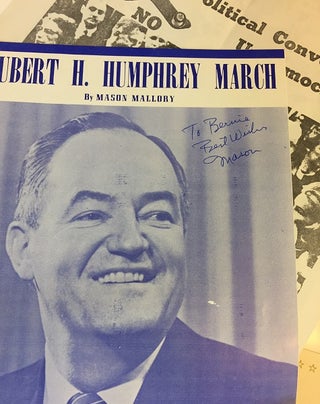 Archive of 1964 - 1968 Materials, Plans, Correspondence & Personal Effects of Democratic National Committee Chairman of Campaign Materials, Burnhart Muller