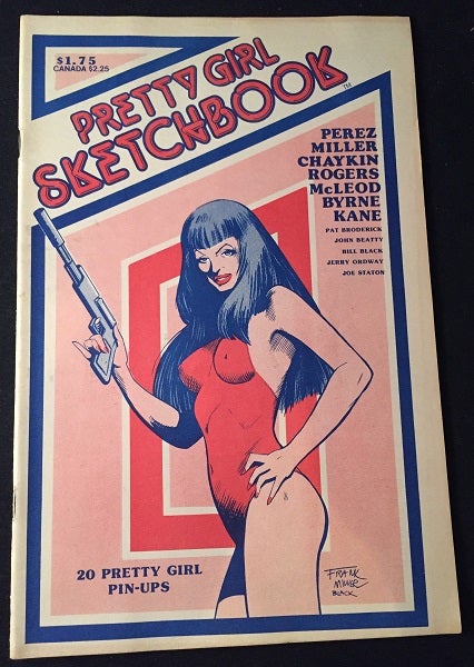 Item #1414 Pretty Girl Sketchbook. George PEREZ, Frank MILLER, Howard CHAYKIN.