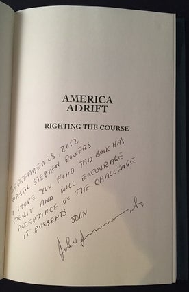America Adrift: Righting the Course; The Decline of America's Great Values