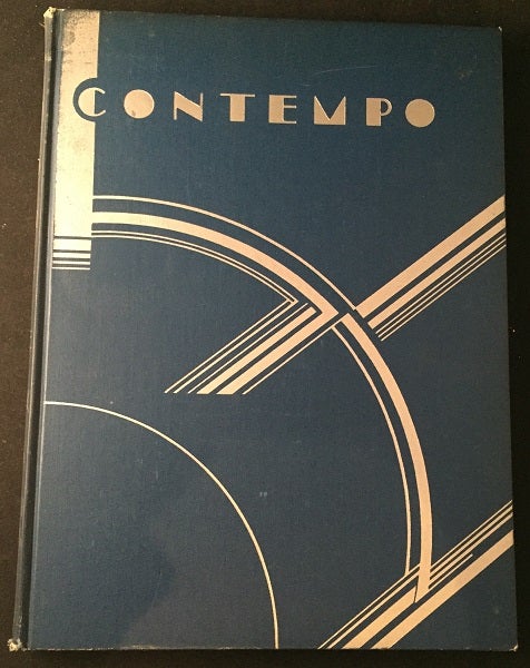 Item #1500 Contempo: This American Tempo (SIGNED AND INSCRIBED FIRST PRINTING). Art, Design, John VASSOS, Ruth VASSOS.