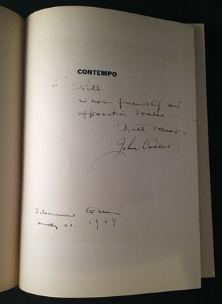 Contempo: This American Tempo (SIGNED AND INSCRIBED FIRST PRINTING)