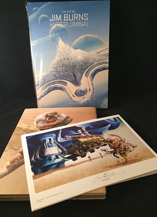 Item #1535 Hyperluminal: The Art of Jim Burns (DELUXE SIGNED EDITION OF ONLY 300 COPIES). Jim BURNS