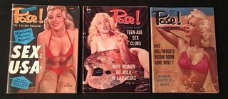 Item #1560 Run of THREE 1955 Pose! Magazines (Issues 5, 6 & 7). Jules WARSHAW