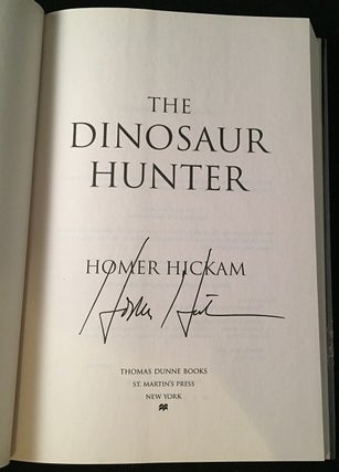 The Dinosaur Hunter (SIGNED FIRST PRINTING)