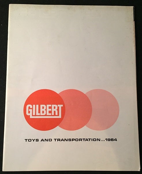 Item #1599 1964 Gilbert Toys Product Catalog (AMERICAN FLYER TRAINS AND ERECTOR SETS). A. C. GILBERT.