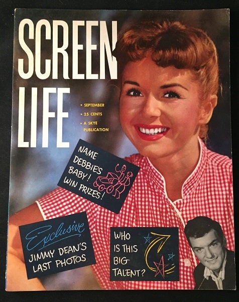 Item #1622 Screen Life Magazine for September, 1956 (FAMOUS CONTEST TO NAME DEBBIE'S BABY - THE FUTURE PRINCESS LEIA). Debbie REYNOLDS, Carrie FISHER.