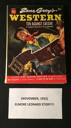 Item #1729 Zane Grey's Western Magazine - November, 1952 (ELMORE LEONARD "The Colonel's Lady")....