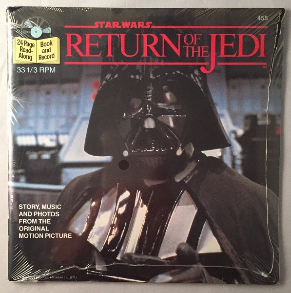 Item #178 Star Wars: Return of the Jedi 24 Page Read-Along (SEALED IN ORIGINAL WRAP). James KAHN, Buena Vista Records.