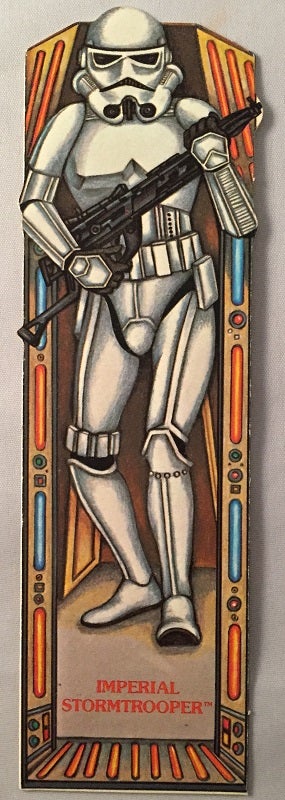 Item #186 Original 1983 Star Wars Return of the Jedi IMPERIAL STORMTROOPER Bookmark; #14 in the series. George LUCAS.