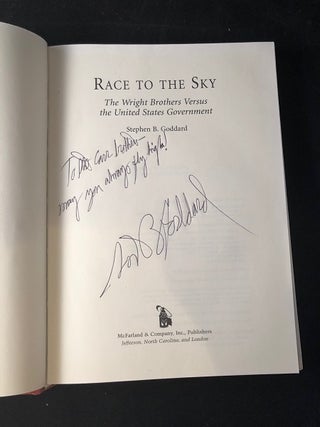 Race to the Sky: The Wright Brothers Versus the United States Government (SIGNED FIRST PRINTING)
