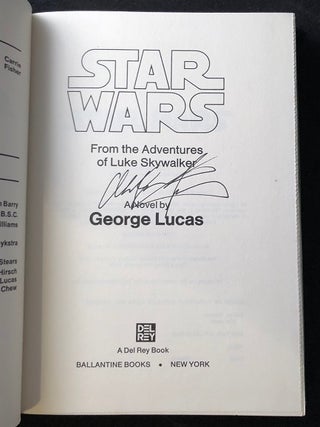 Star Wars: From the Adventures of Luke Skywalker (SIGNED 1ST TRADE EDITION); Original price of $6.95!