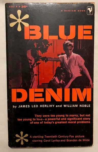 Item #2045 Blue Denim (FIRST PAPERBACK EDITION). James Leo HERLIHY, William NOBLE.