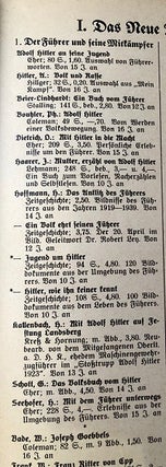 Original 1940/41 German Youth Directory for the Educator at Home and School (ORIGINAL WRAPS); Complete listing of all heads of the various Government departments of the Third Reich
