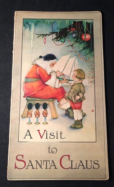 Item #2253 A Vist to Santa Claus (ORIGINAL 1919 FIRST PRINTING). Anonymous.