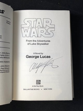 Star Wars: From the Adventures of Luke Skywalker (SIGNED 1ST TRADE EDITION); Original price of $6.95!