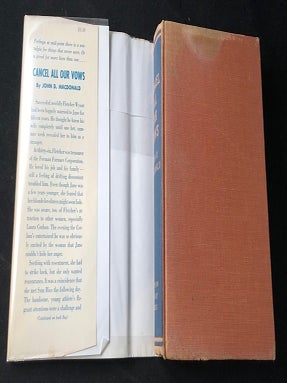Cancel All Our Vows (SIGNED AND INSCRIBED FIRST PRINTING)