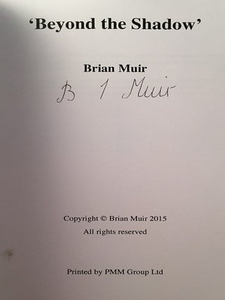 Beyond the Shadow (SIGNED FIRST EDITION BOOK)