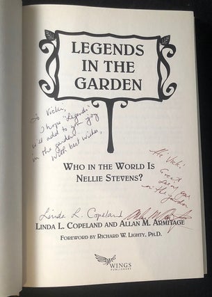 Legends in the Garden (SIGNED 1ST PRINTING)