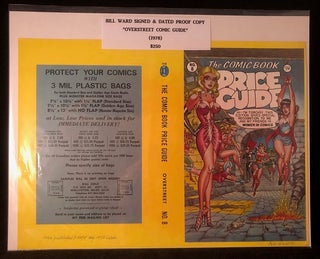Item #2773 SIGNED Original Cover PROOF of the 1978 Overstreet Comic Book Price Guide. Bill WARD