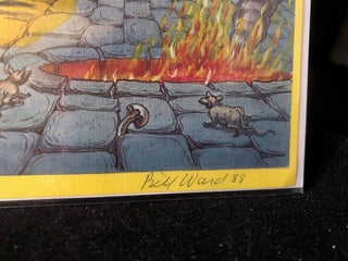SIGNED Original Cover PROOF of the 1978 Overstreet Comic Book Price Guide