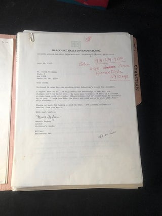 Early Draft, Production Proofs & Original Drawing Archive for "JB's Harmonica" (FROM THE COLLECTION OF GARTH WILLIAMS); 130+ ORIGINAL DRAWINGS, SKETCHES & PRODUCTION PAGES