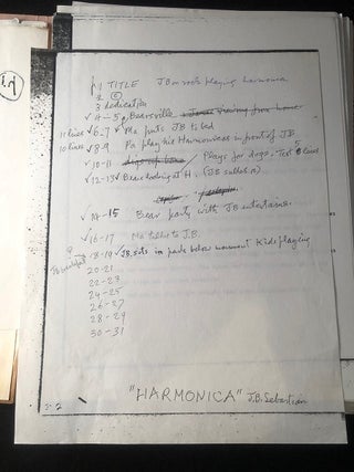 Early Draft, Production Proofs & Original Drawing Archive for "JB's Harmonica" (FROM THE COLLECTION OF GARTH WILLIAMS); 130+ ORIGINAL DRAWINGS, SKETCHES & PRODUCTION PAGES
