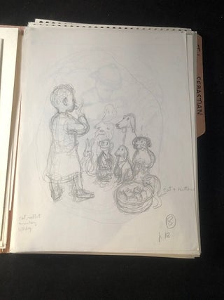 Early Draft, Production Proofs & Original Drawing Archive for "JB's Harmonica" (FROM THE COLLECTION OF GARTH WILLIAMS); 130+ ORIGINAL DRAWINGS, SKETCHES & PRODUCTION PAGES