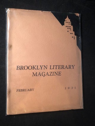 Item #2844 The Brooklyn Literary Magazine; Owned and Published by the Students of the Women's...