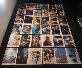 Item #2887 1980 Burger King STAR WARS Trading Card Complete Set of 36 (ON ORIGINAL UNCUT SHEETS...