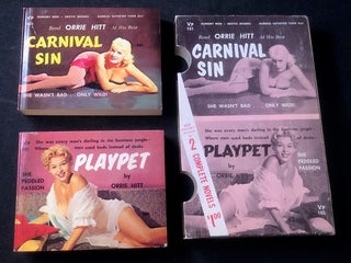 Item #2895 Carnival Sin & Playpet VEST POCKET BOOKS w/ Slipcase. Orrie HITT