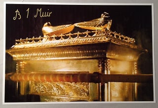 Item #292 SIGNED Glossy Oversized photograph of the Ark of the Covenant from Raiders of the Lost...