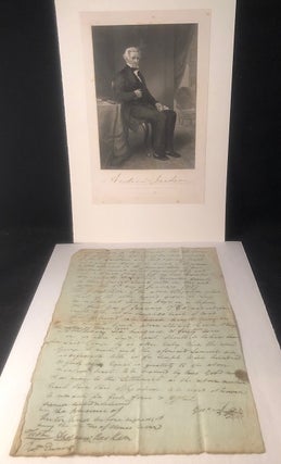 Item #3072 Early 1789 Andrew Jackson Signed Document (Pre-TN Statehood). Andrew JACKSON