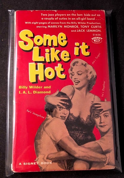 Item #3216 Some Like it Hot. Billy WILDER, I. A. L. DIAMOND.