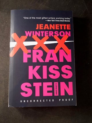 Item #3376 Frankissstein (UNCORRECTED PROOF). Jeanette WINTERSON