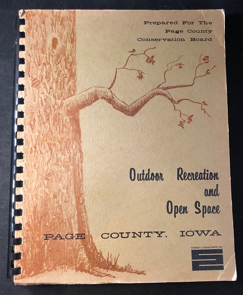 Item #3400 Outdoor Recreation and Open Space Plan for Page County, Iowa; Page County Conseration Board. Environment, Nature.