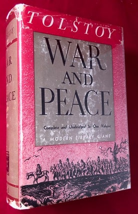 Item #3507 War and Peace. Leo TOLSTOY