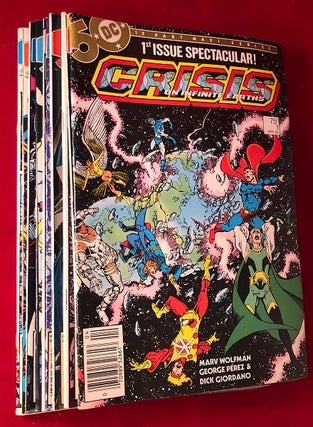 Item #3593 Crisis on Infinite Earths (ORIGINAL 1985 FIRST PRINTING 12 COMIC RUN); THE 1985 DEATH...