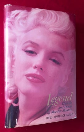 Item #3646 LEGEND: The Life and Death of Marilyn Monroe (INSCRIBED TO MARILYN'S FIRST HUSBAND)....