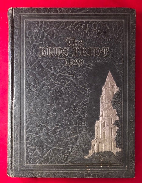 Item #3706 1929 Georgia Tech BLUE PRINT Yearbook. Marion Luther BRITTAIN.