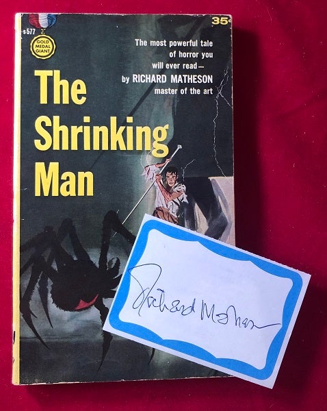 Item #3719 The Shrinking Man (1st PB w/ SIGNED BOOKPLATE). Richard MATHESON.