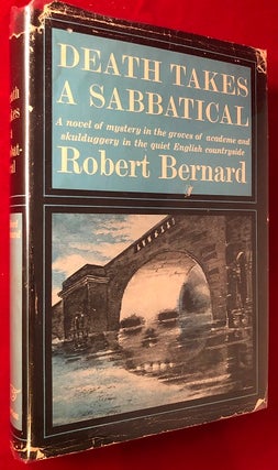 Item #3735 Death Takes a Sabbatical (FIRST PRINTING). Robert BERNARD