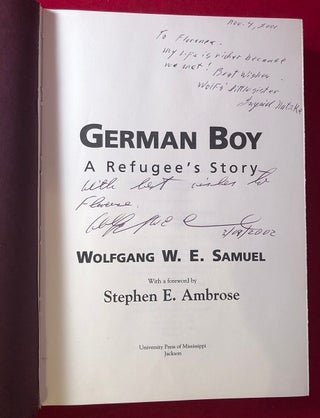 German Boy: A Refugee's Story (SIGNED BY AUTHOR AND HIS SISTER)