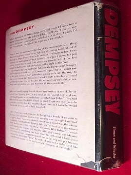 Dempsey (SIGNED & INSCRIBED BY ALL 3 AUTHORS TO OSCAR FRALEY, CO-AUTHOR OF "THE UNTOUCHABLES")