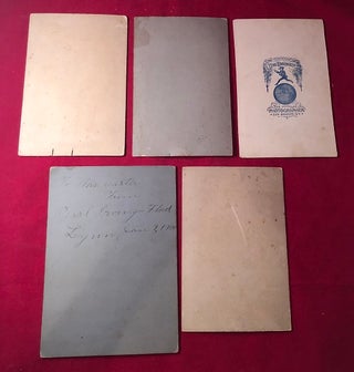 LOT X 5 Early 20th Century VAUDEVILLE Cabinet Cards [Rip Van Winkle, Baton Girls, ETC]