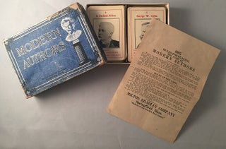 Item #378 The Game of Modern Authors (Circa 1920); IN ORIGINAL BOX. Toys, Games, George CABLE,...