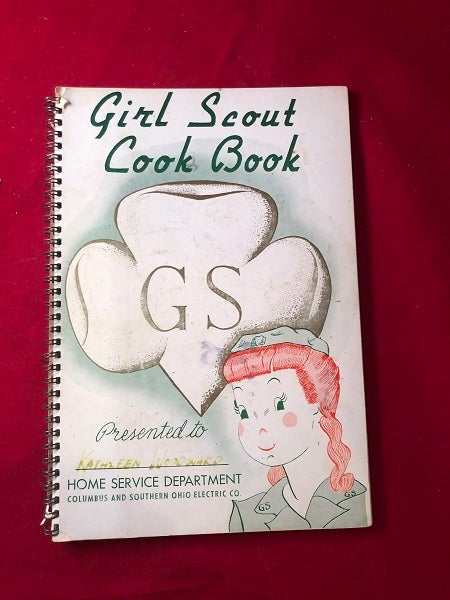 Item #3819 Girl Scout Cook Book ("Cooking electically is modern - it's fun"). COLUMBUS AND SOUUTHERN OHIO ELECTRIC CO.