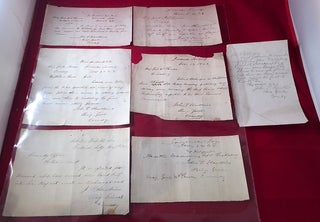 Item #3837 Collection of SIX Manuscript WAR DATE Letters from Gen. John P. Hawkins, Commander of...